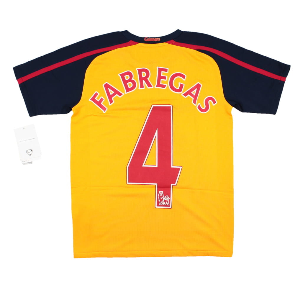 Arsenal 2008-09 Away Shirt (SB) Fabregas #4 (Mint)_0