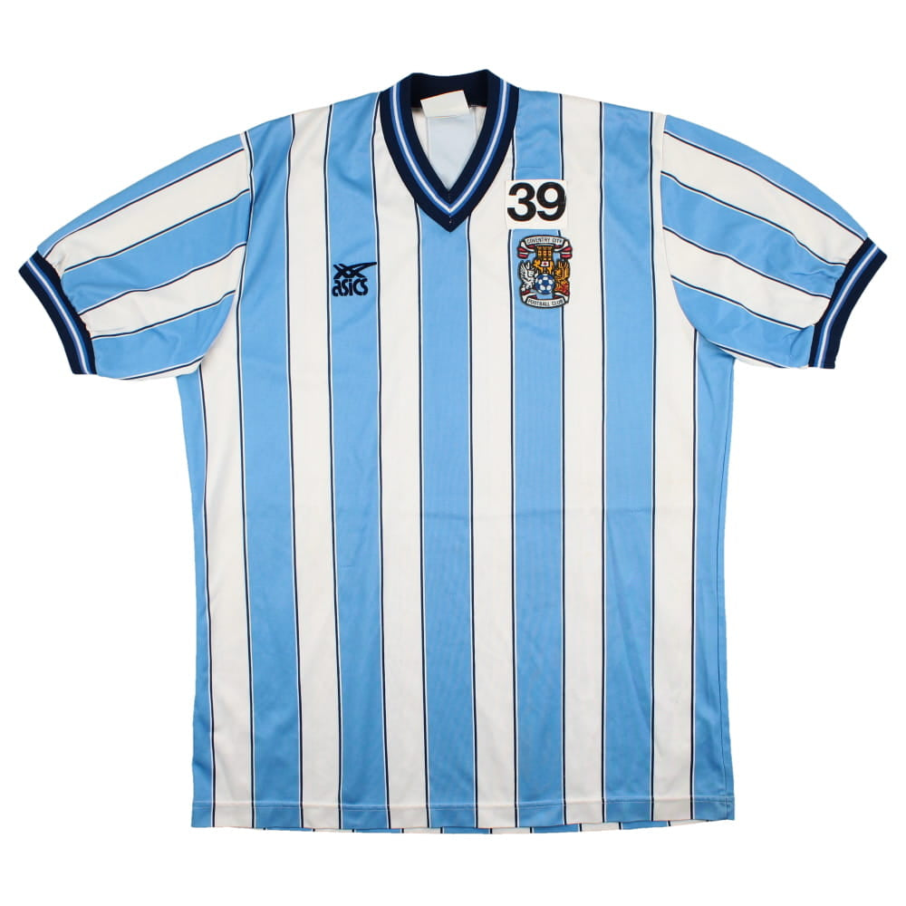 Coventry 1989-91 Home Shirt (L) (Sponsorless) #39 (Fair)_0