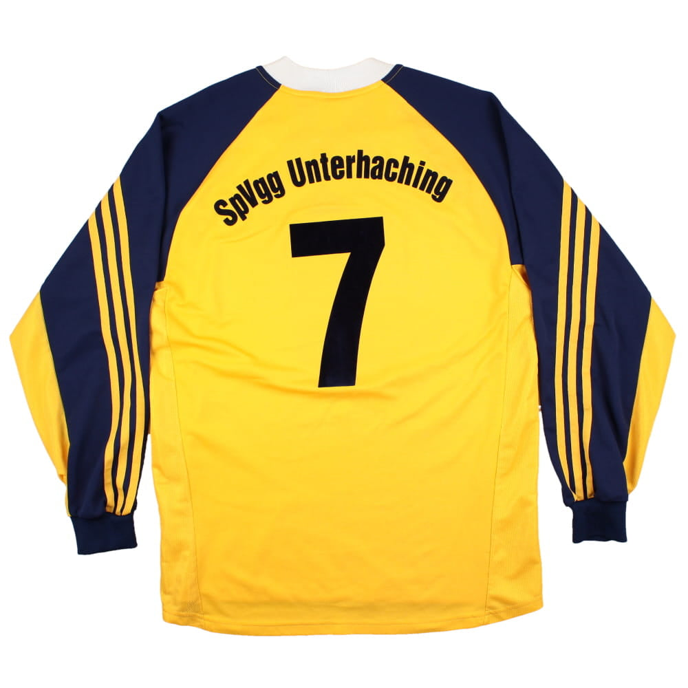 Unterhaching 1999-2000 GK Home Long Sleeve Shirt (#7) (L) (Excellent)_0