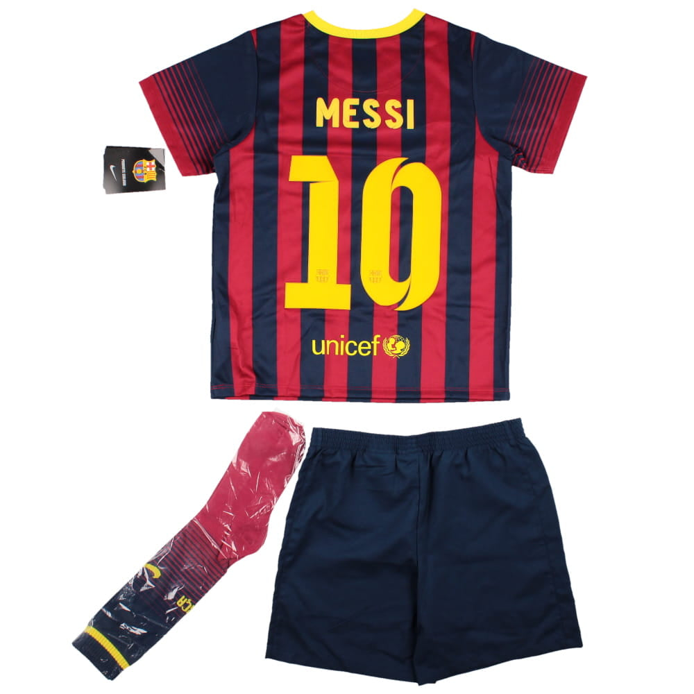 Barcelona 2013-14 Home Shirt (Messi #10) (LB) (Mint)_0