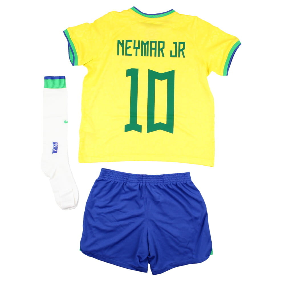 Brazil 2022-23 Home Infant Kit (Neymar #10) (LB) (Mint)_0