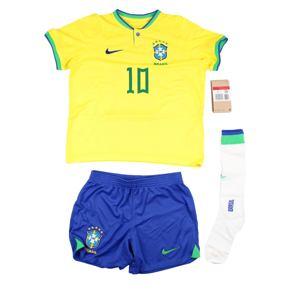 Brazil 2022-23 Home Infant Kit (Neymar #10) (LB) (Mint)_1