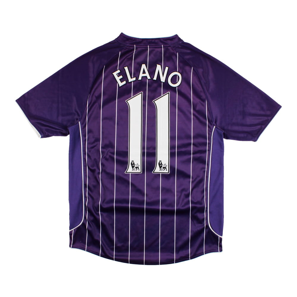 Manchester City 2007-08 Away Shirt (M) Elano #11 (Very Good)_0