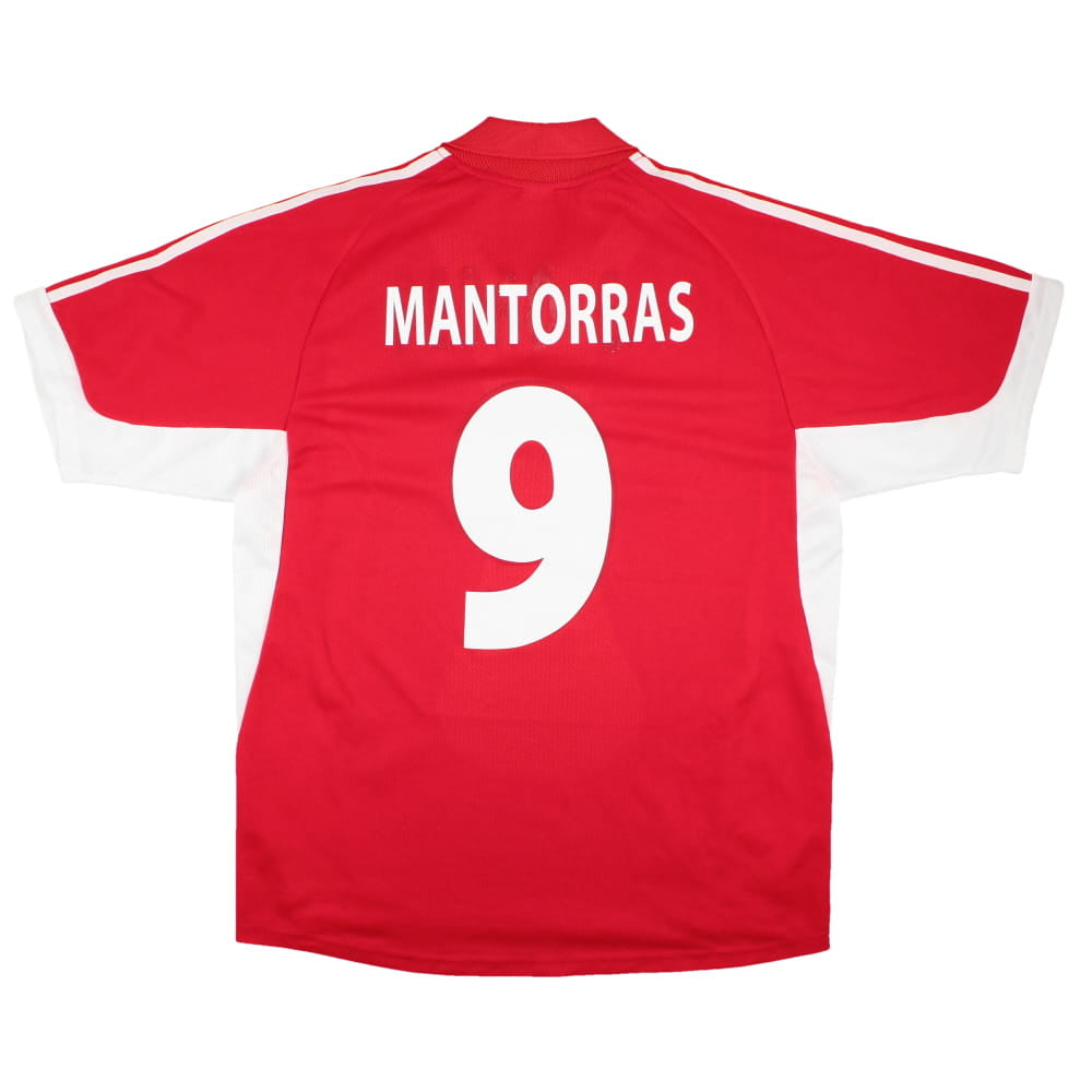 Benfica 2001-02 Home Shirt (M) Mantorras #9 (Very Good)_0