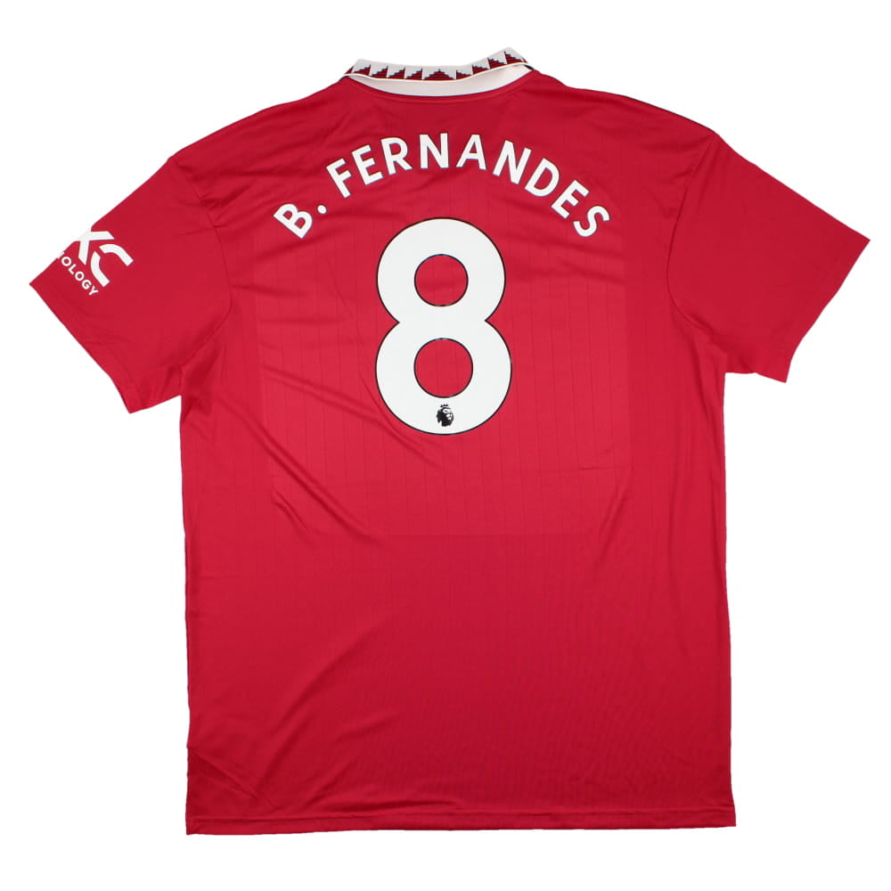 Manchester United 2022-23 Home Shirt (XL) B. Fernandes #8 (Excellent)_0