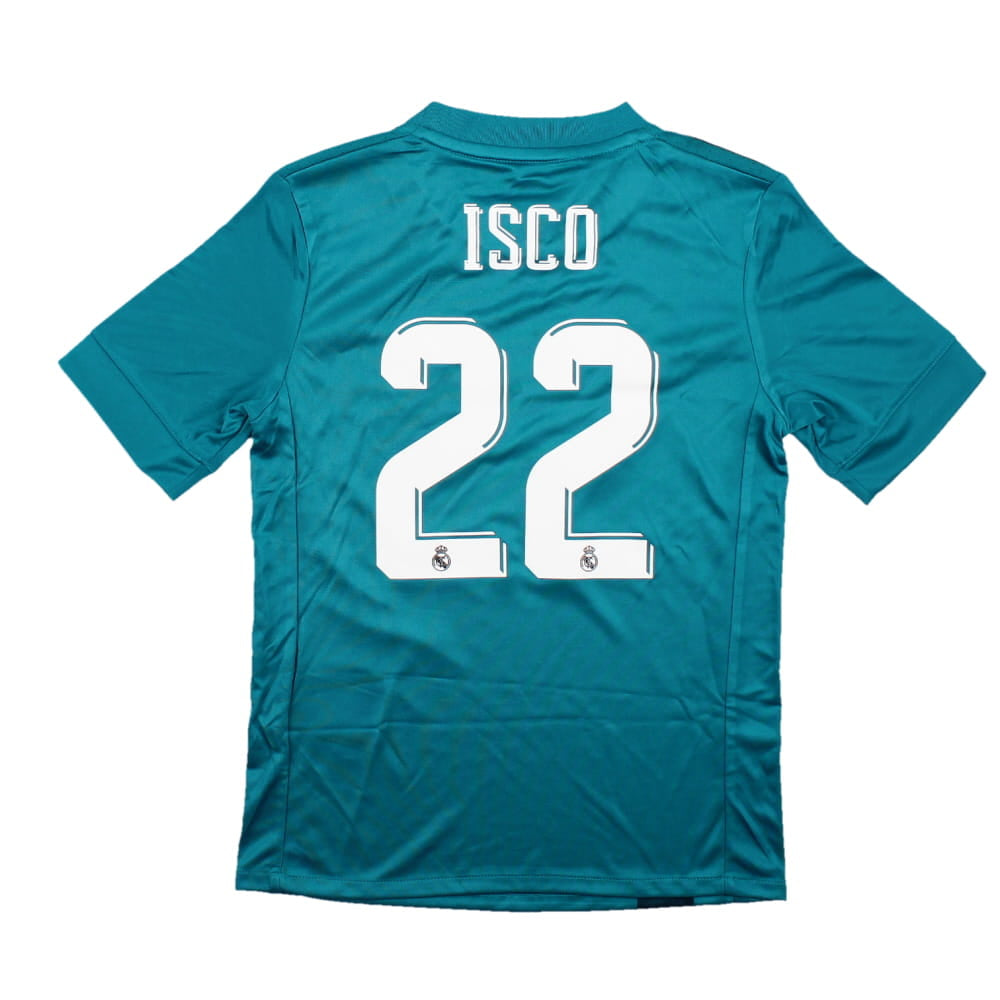 Real Madrid 2017-18 Third Shirt (7-8y) Isco #22 (Mint)_0