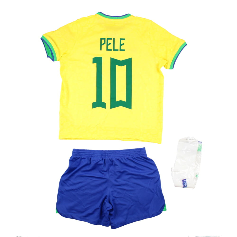 Brazil 2022-23 Home Infant Kit (LB) Pele #10 (BNWT)_0