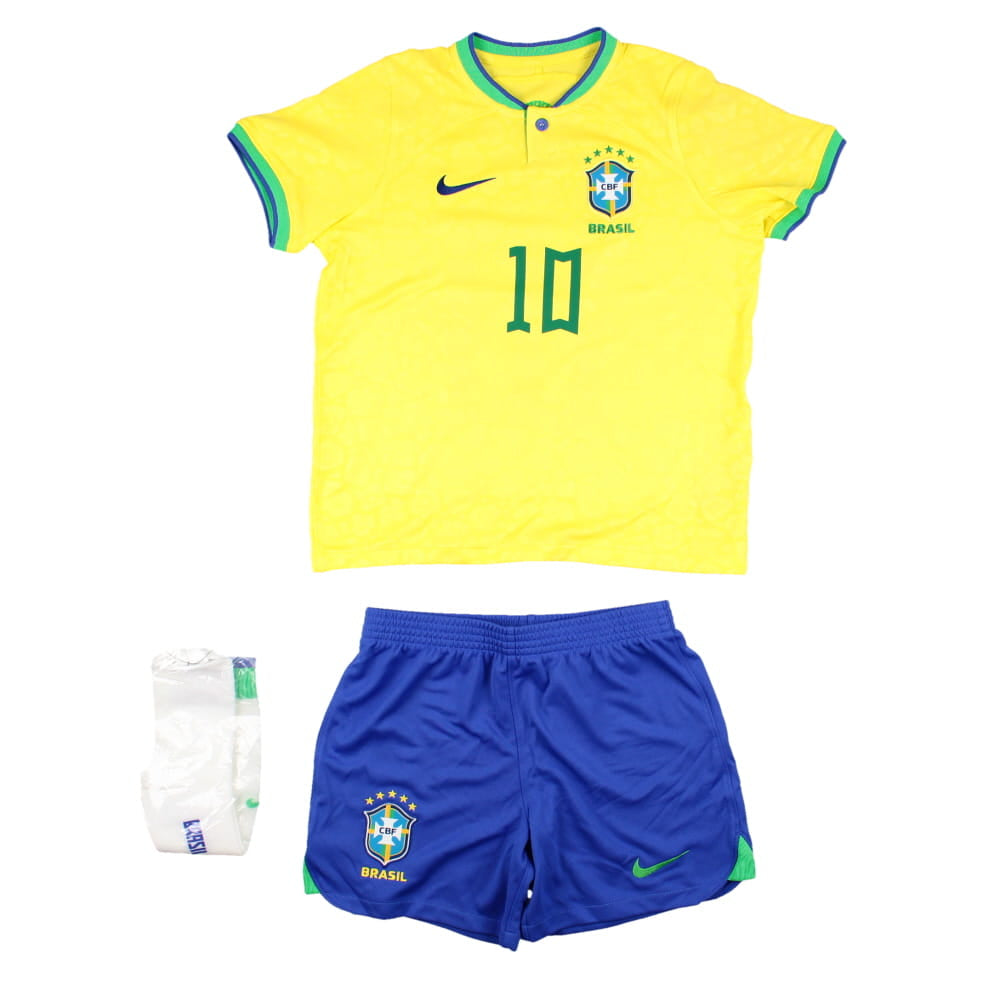 Brazil 2022-23 Home Infant Kit (LB) Pele #10 (BNWT)_1