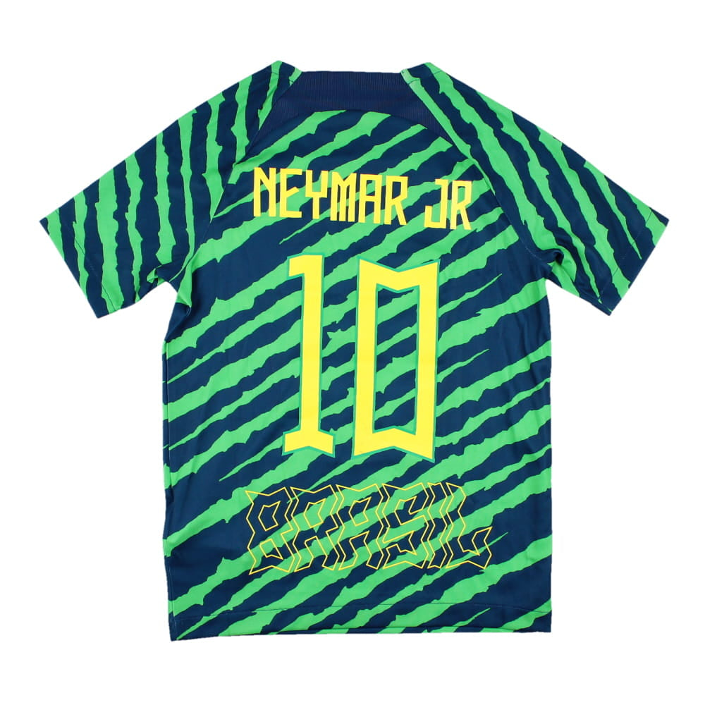 Brazil 2022-23 Pre-Match Shirt (Neymar JR #10) (SB) (Good)_0