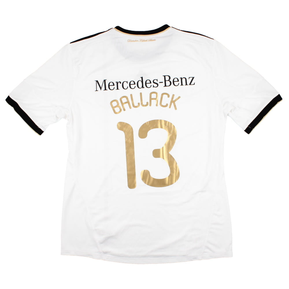 Germany 2010-11 Home Shirt (XL) Ballack #13 (Good)_0