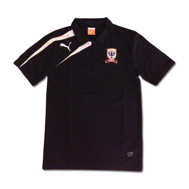 2013-14 Airdrie Puma Polo Shirt (Black)_0