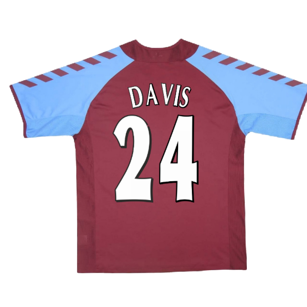 2004-2005 Aston Villa Home Shirt ((Mint) XL) (Davis 24)_2