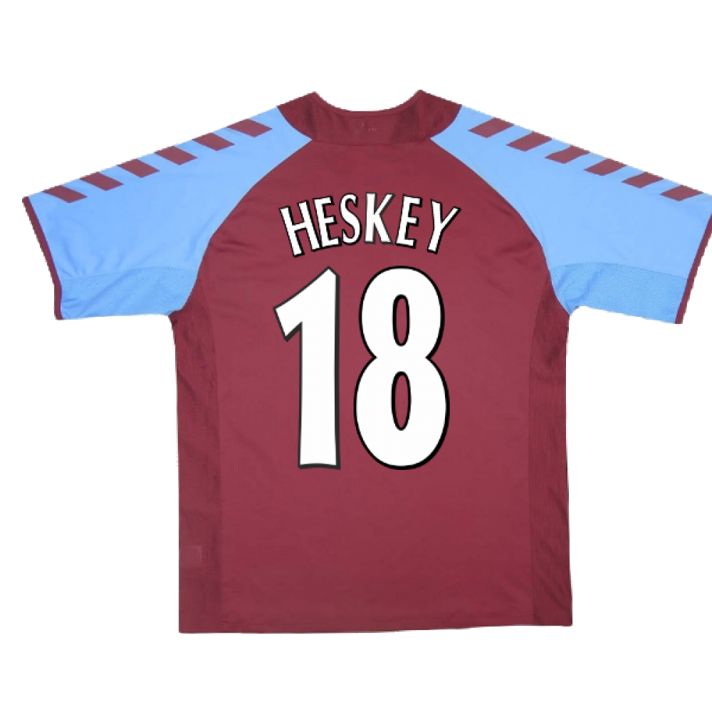 2004-2005 Aston Villa Home Shirt ((Mint) XL) (HESKEY 18)_2