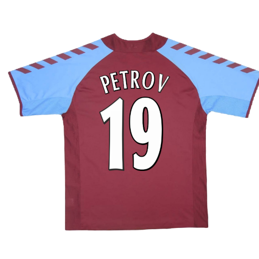 2004-2005 Aston Villa Home Shirt ((Mint) XL) (Petrov 19)_2