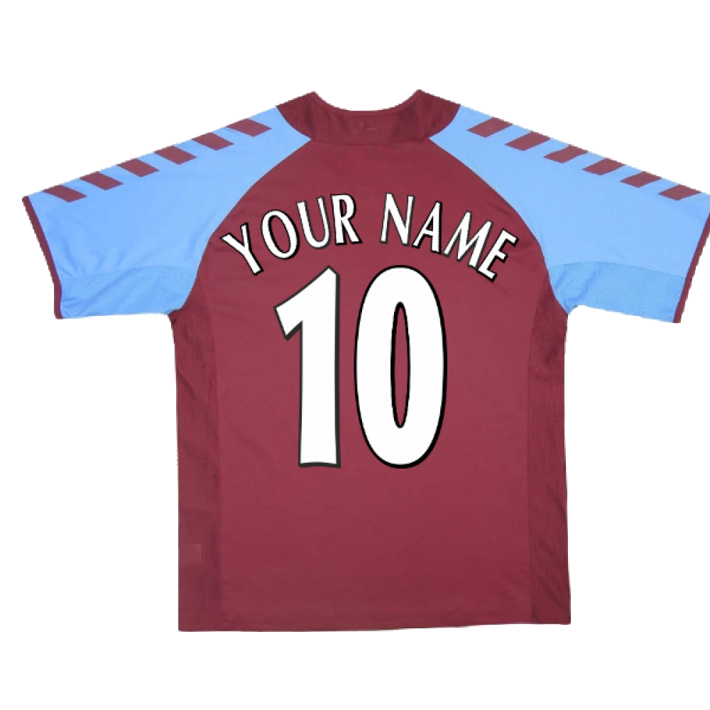 2004-2005 Aston Villa Home Shirt ((Mint) XL) (Your Name)_2
