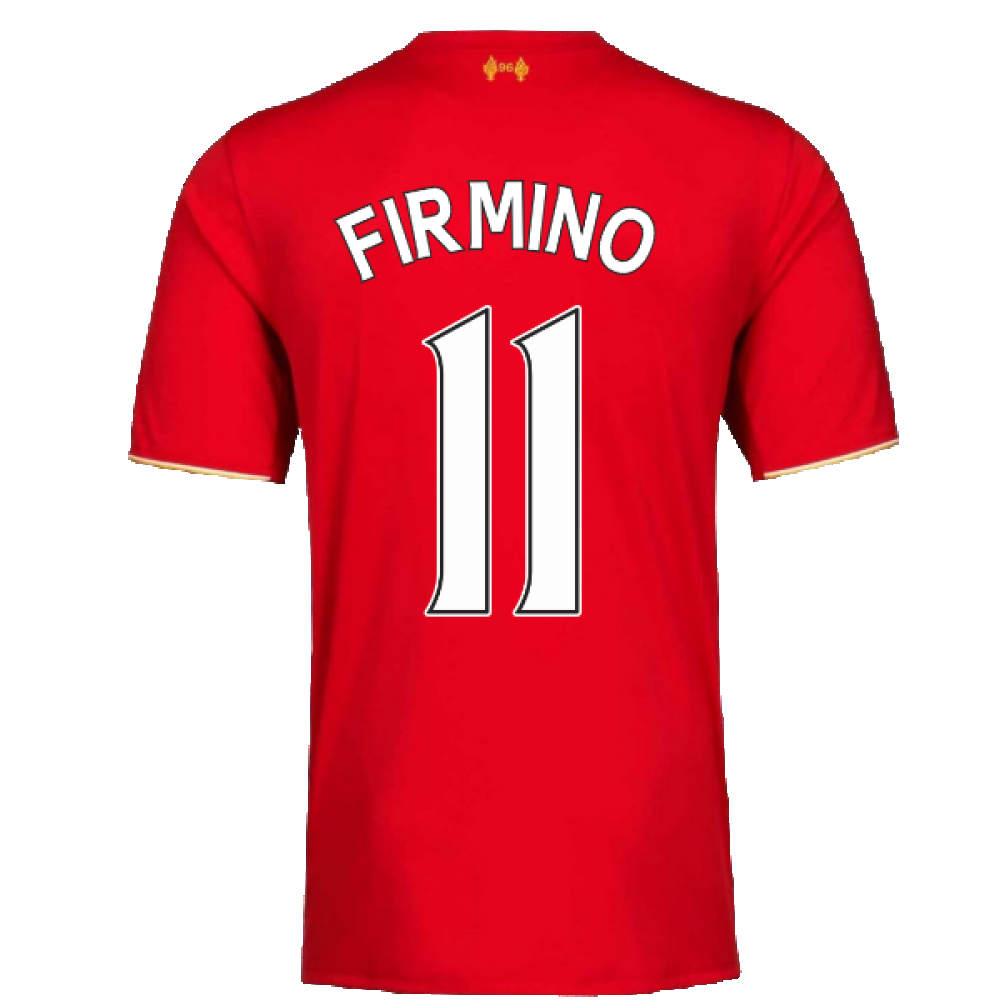 2015-2016 Liverpool Home Football Shirt ((Excellent) L) (Firmino 11)_2