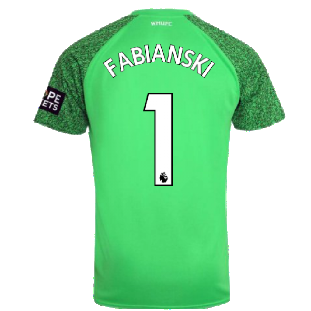 2021-2022 West Ham Home Goalkeeper Shirt (Green) (FABIANSKI 1)_2