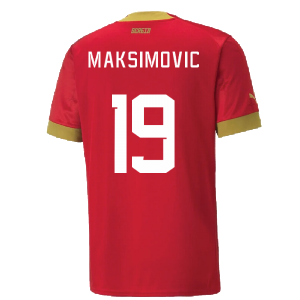 2022-2023 Serbia Home Shirt (MAKSIMOVIC 19)_2