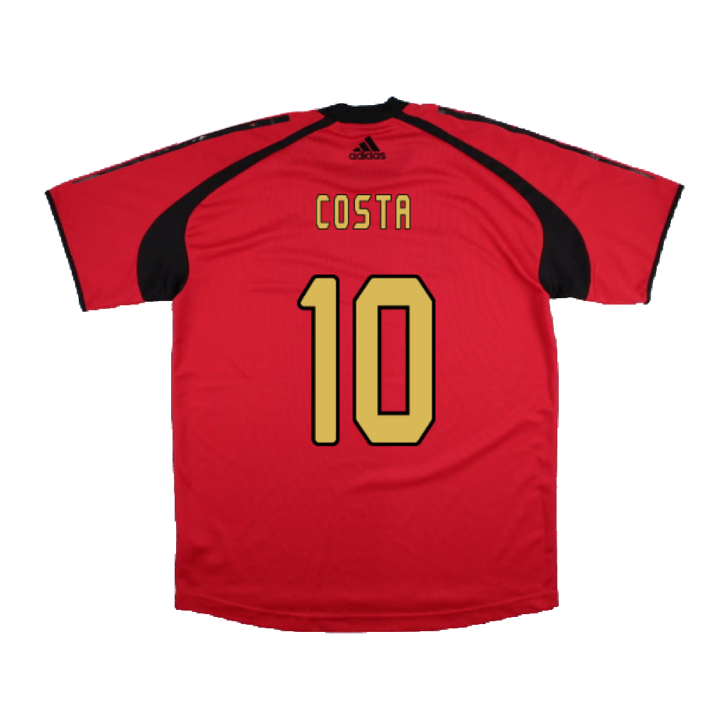 AC Milan 2004-05 Adidas Champions League Training Shirt (L) (Costa 10) (Very Good)_1