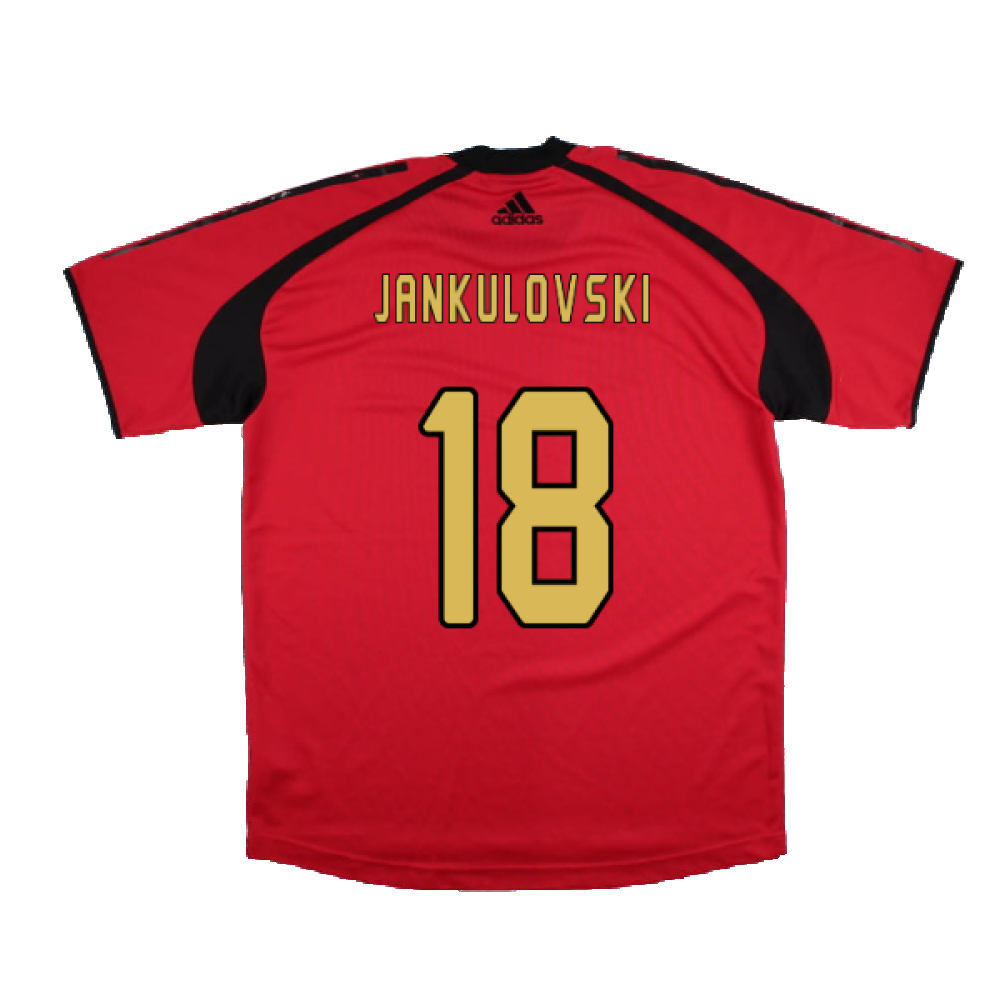 AC Milan 2004-05 Adidas Champions League Training Shirt (L) (Jankulovski 18) (Very Good)_1
