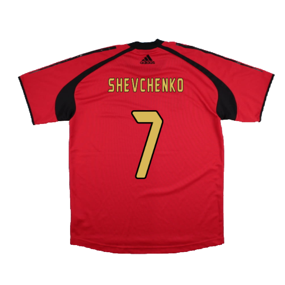 AC Milan 2004-05 Adidas Champions League Training Shirt (L) (Shevchenko 7) (Very Good)_1