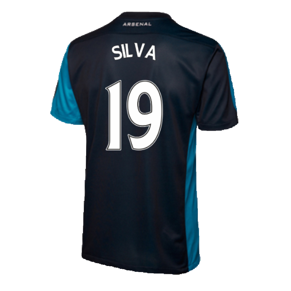 Arsenal 2011-12 Away Shirt ((Excellent) L) (Silva 19)_2
