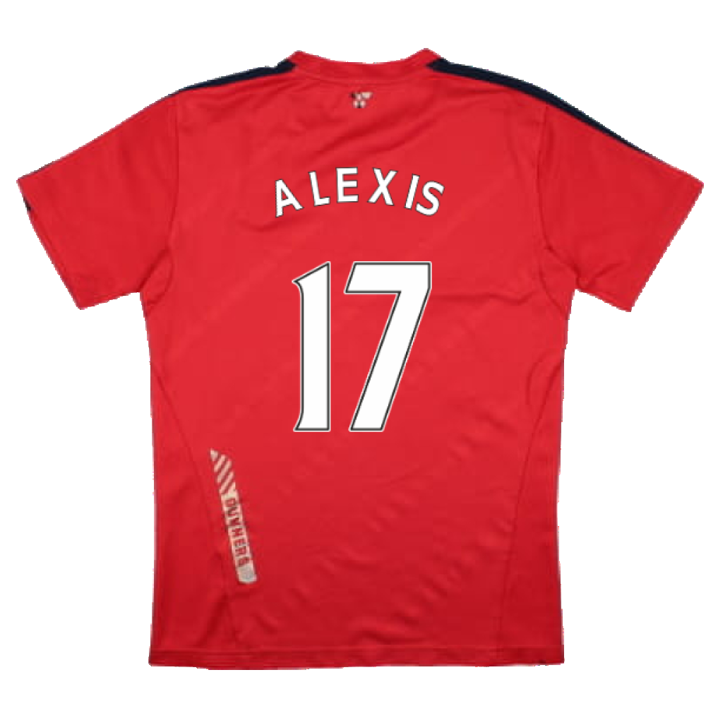Arsenal 2015-16 Puma Training Shirt (M) (Alexis 17) (Fair)_1