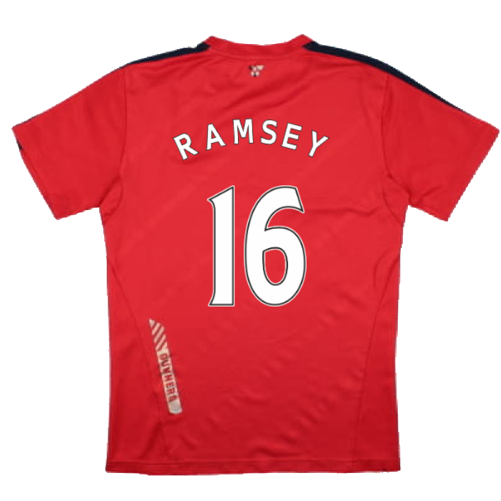 Arsenal 2015-16 Puma Training Shirt (M) (Ramsey 16) (Fair)_1