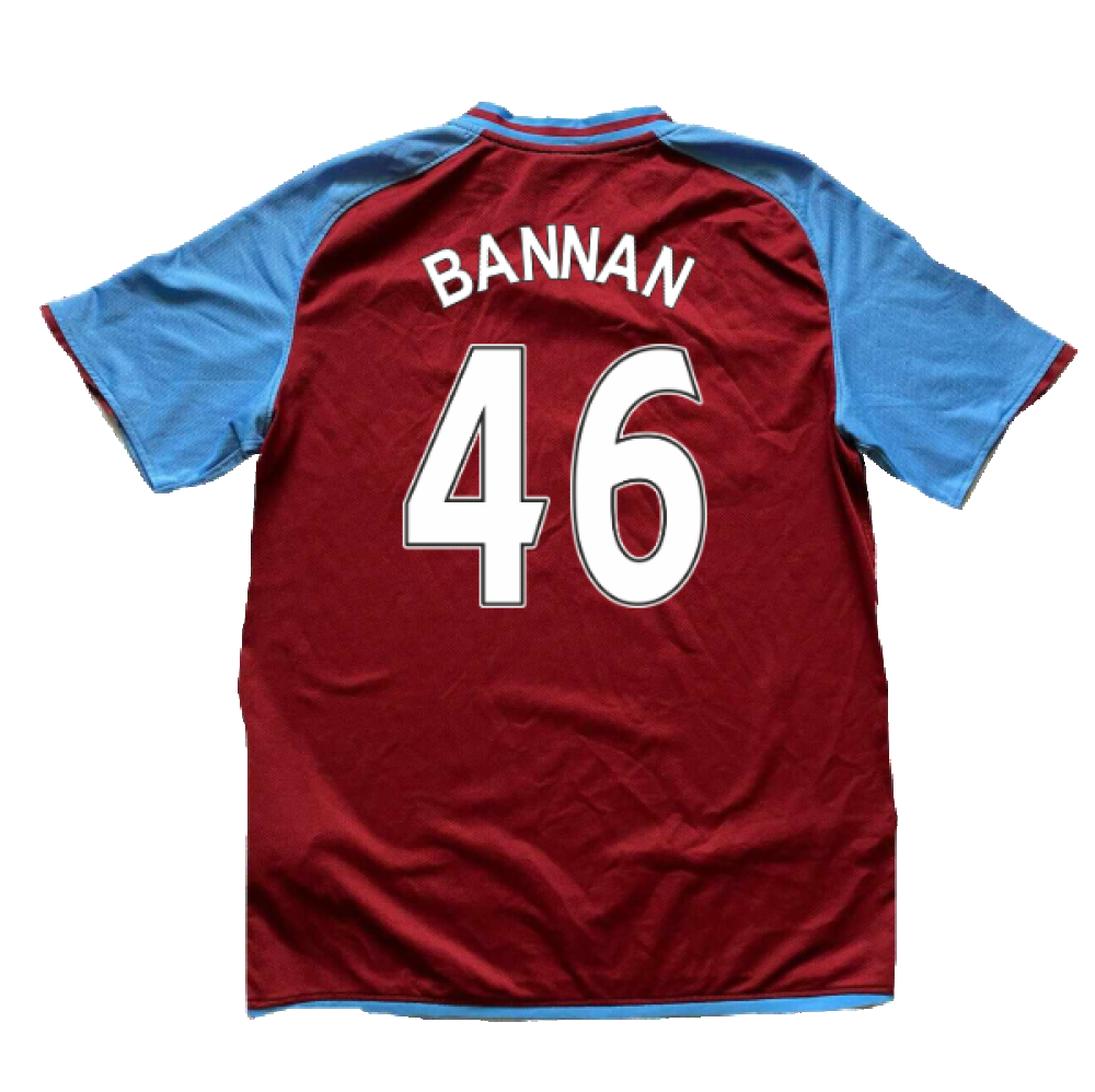 Aston Villa 2008-09 Home Shirt (M) (Bannan 46) (Mint)_1