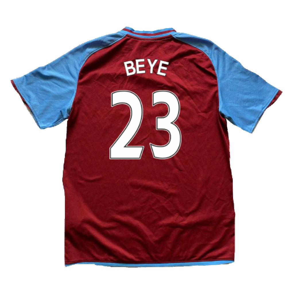 Aston Villa 2008-09 Home Shirt (M) (Beye 23) (Mint)_1