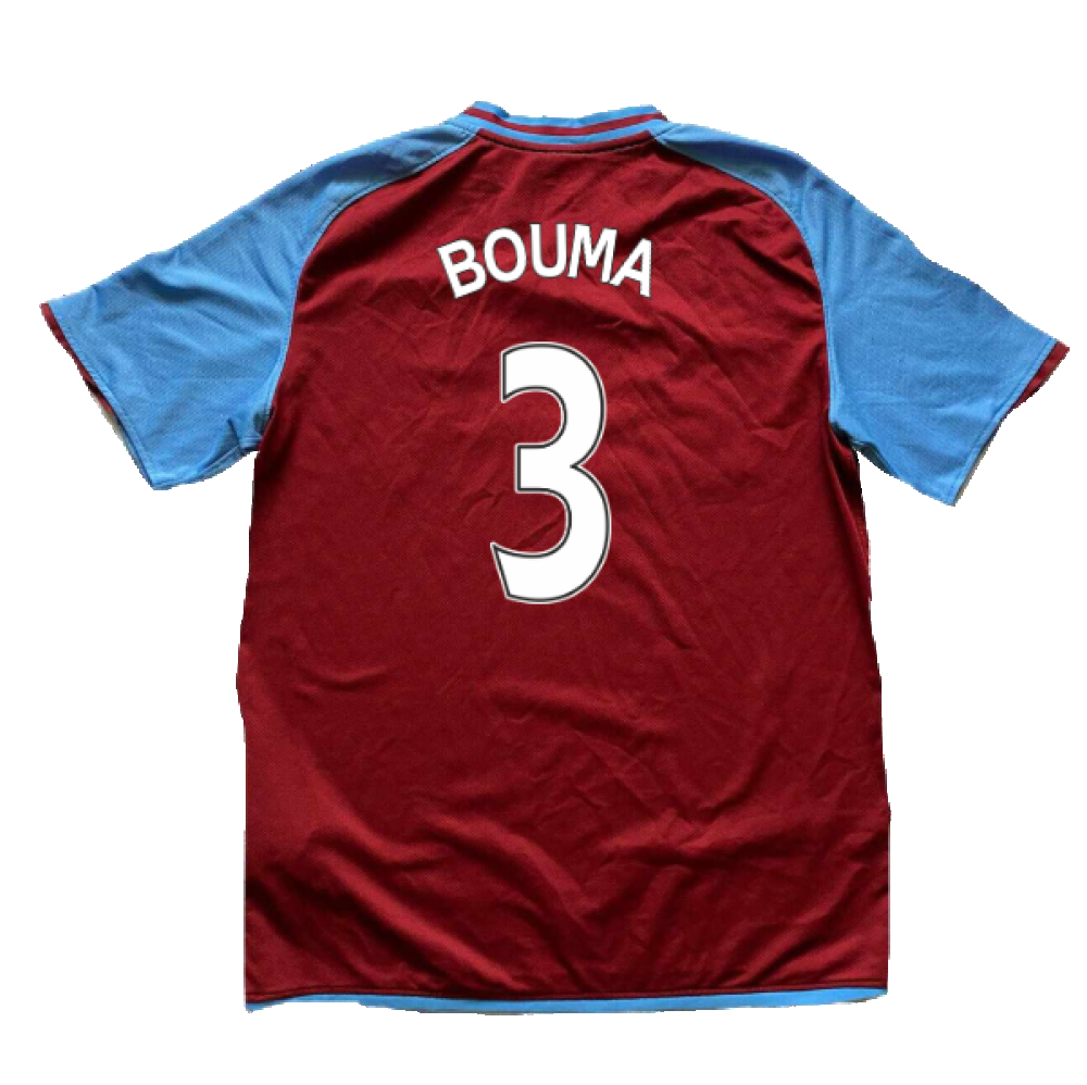 Aston Villa 2008-09 Home Shirt (M) (Bouma 3) (Mint)_1