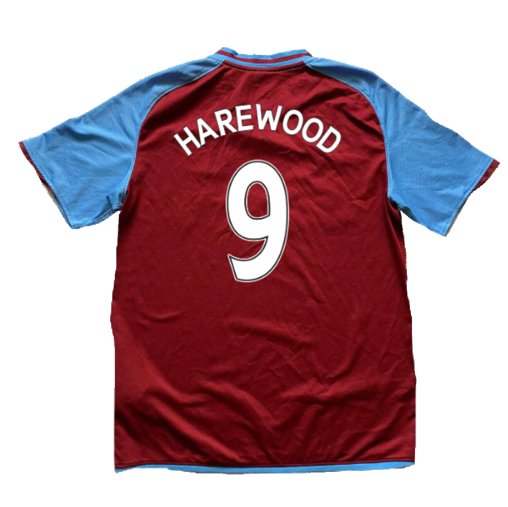 Aston Villa 2008-09 Home Shirt (M) (Harewood 9) (Mint)_1