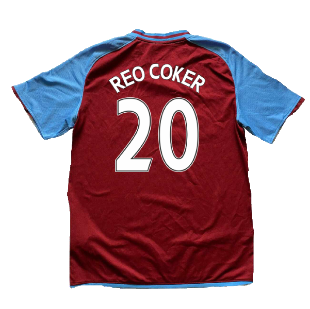 Aston Villa 2008-09 Home Shirt (M) (Reo Coker 20) (Mint)_1