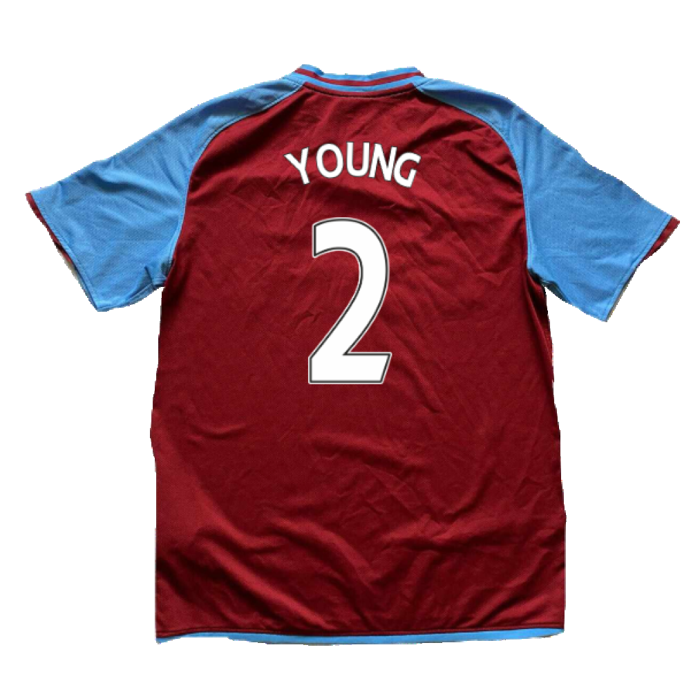 Aston Villa 2008-09 Home Shirt (M) (Young 2) (Mint)_1