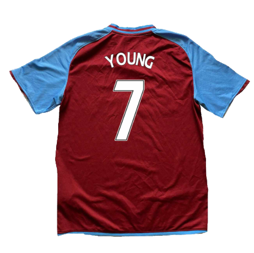 Aston Villa 2008-09 Home Shirt (M) (Young 7) (Mint)_1