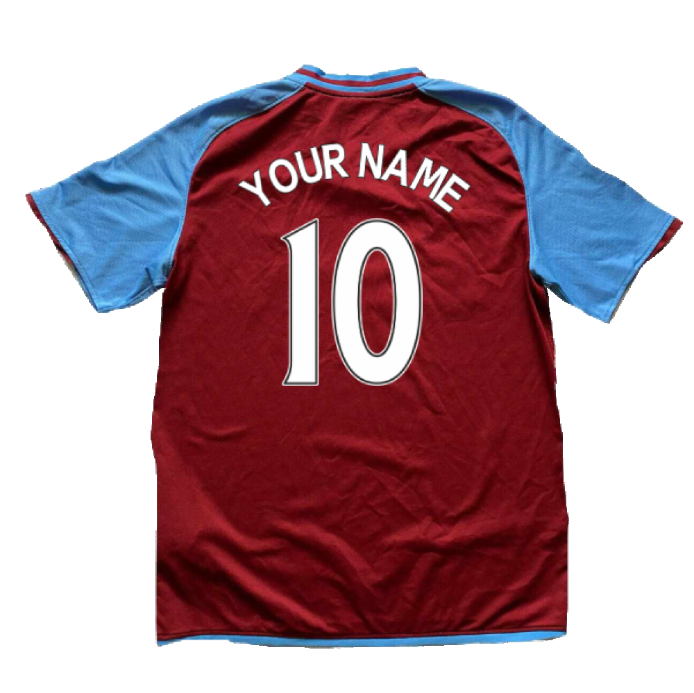 Aston Villa 2008-09 Home Shirt (M) (Your Name 10) (Mint)_1