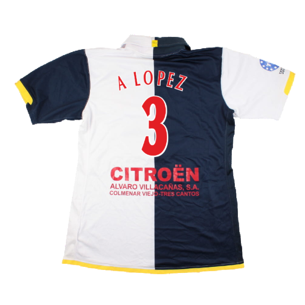 Atletico Madrid 2006-07 Away Shirt (Lanjaron Sponsor) (L) (A Lopez 3) (Good)_1