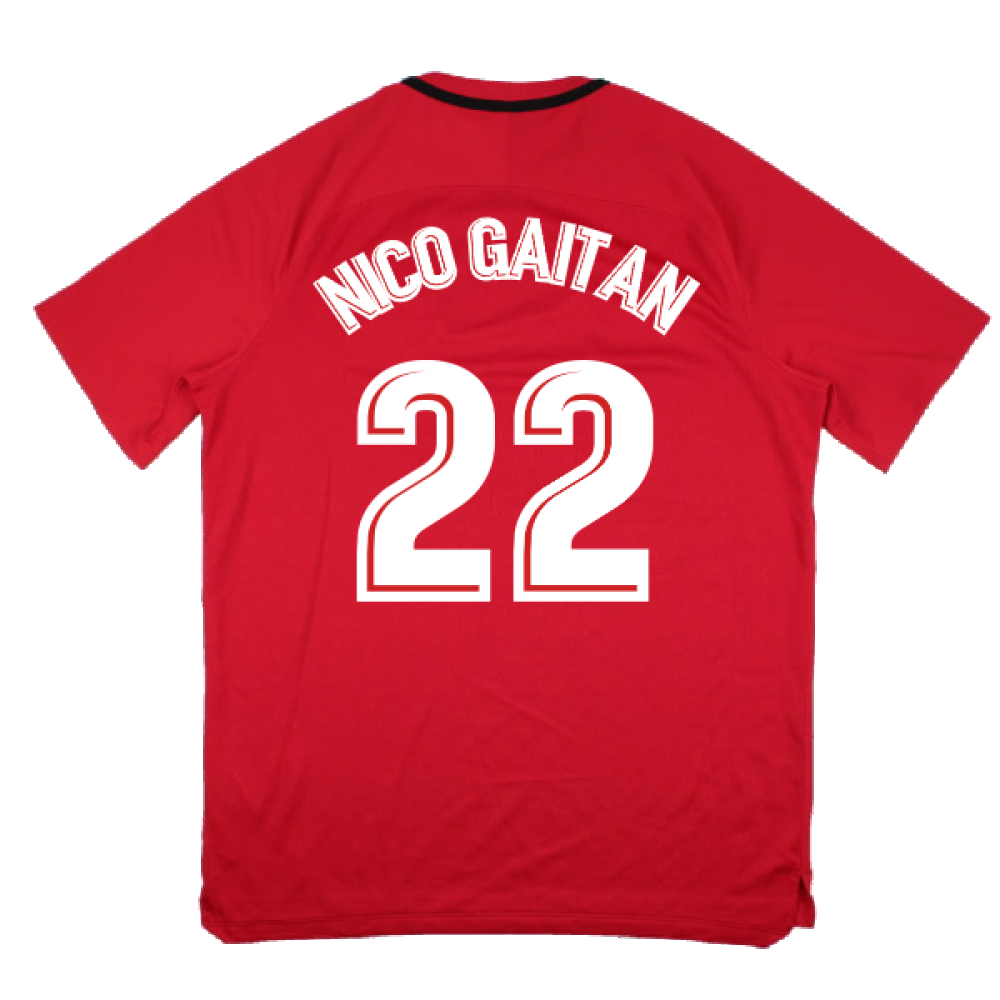Atletico Madrid 2017-18 Nike Training Shirt (XL) (Nico Gaitan 22) (Mint)_1