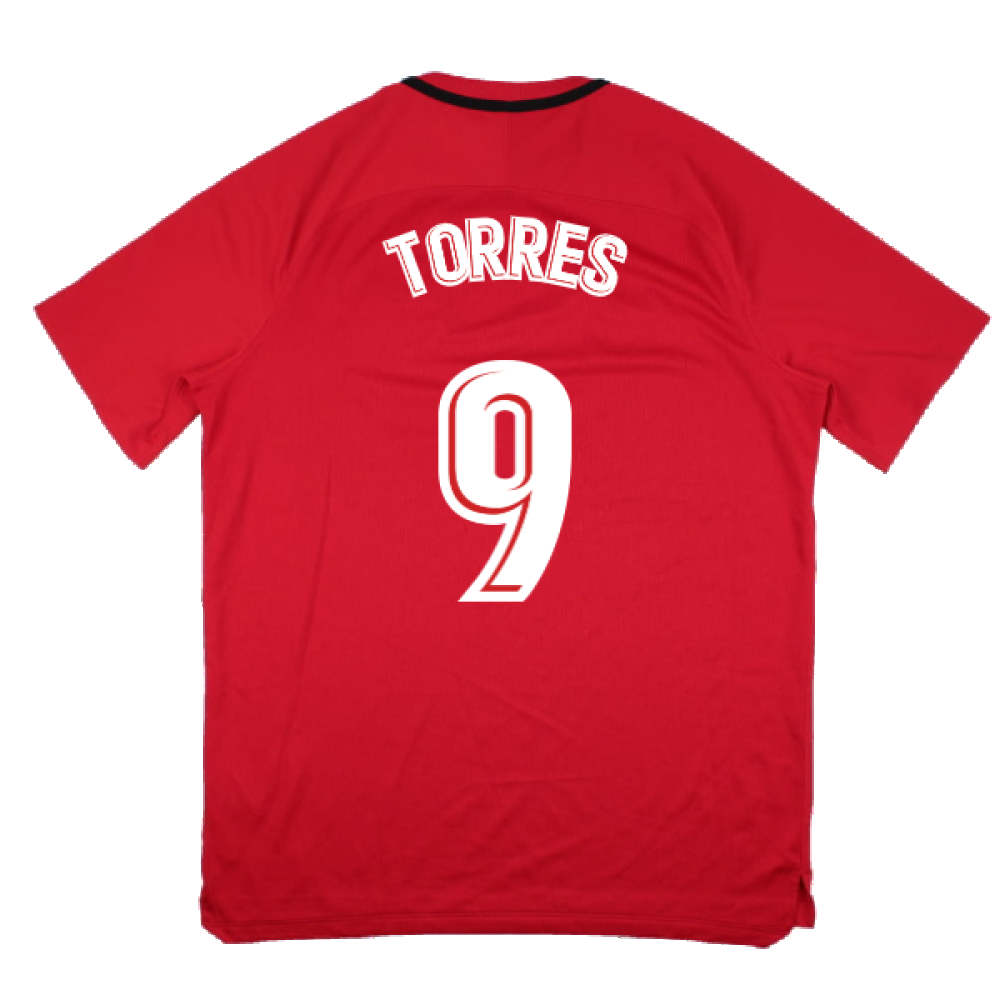Atletico Madrid 2017-18 Nike Training Shirt (XL) (Torres 9) (Mint)_1