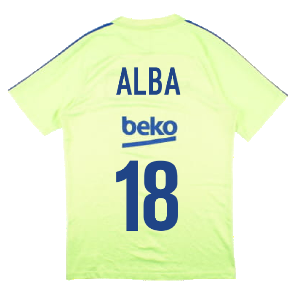 Barcelona 2016-17 Nike Training Shirt (S) (Alba 18) (Good)_1