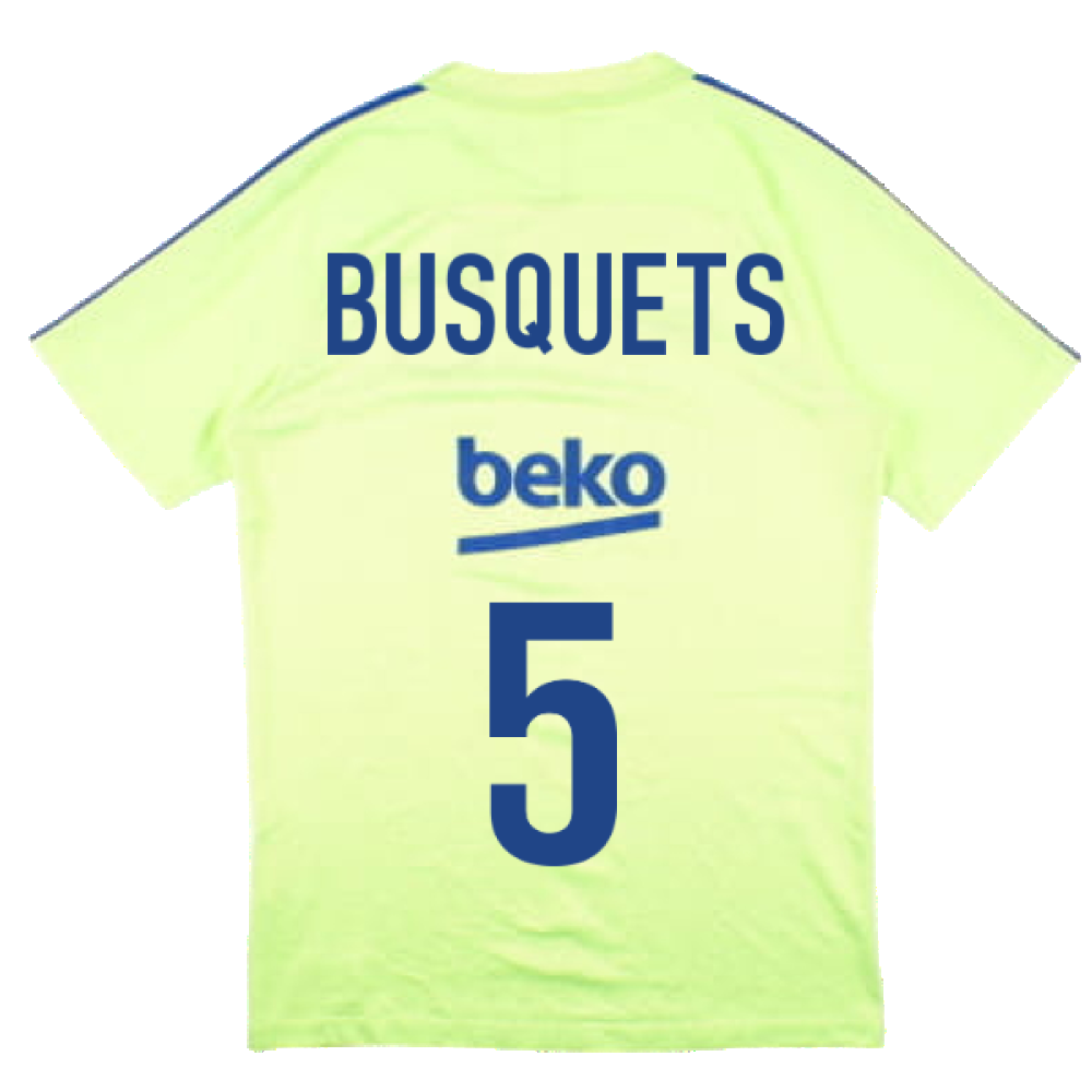 Barcelona 2016-17 Nike Training Shirt (S) (Busquets 5) (Good)_1