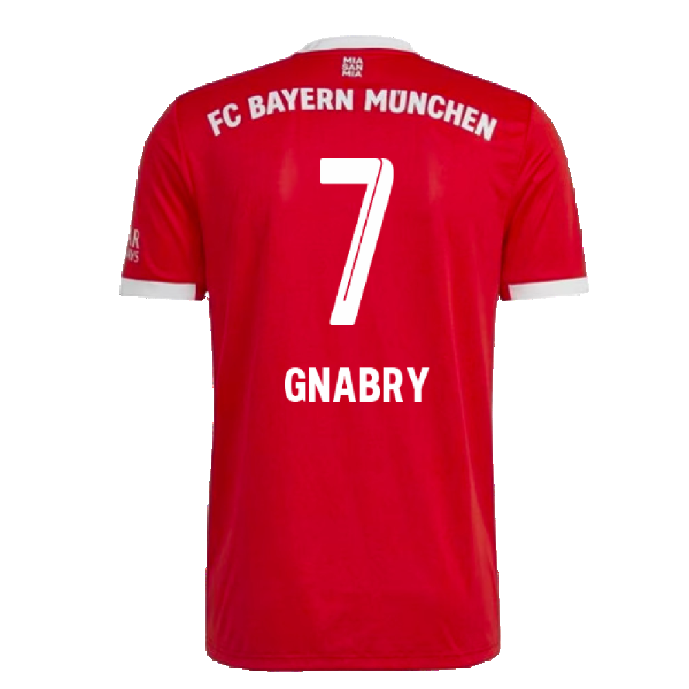 Bayern Munich 2022-23 Home Shirt (M) (GNABRY 7) (Excellent)_1