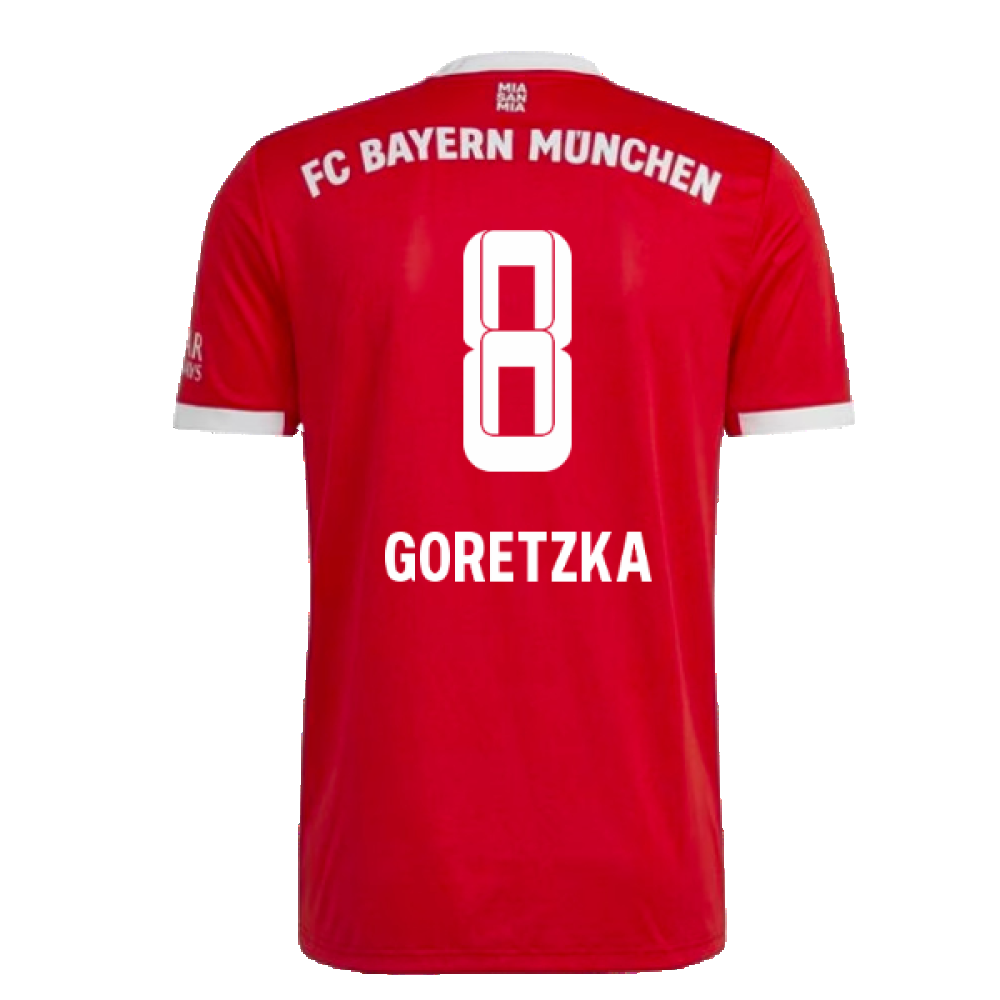 Bayern Munich 2022-23 Home Shirt (M) (GORETZKA 8) (Excellent)_1
