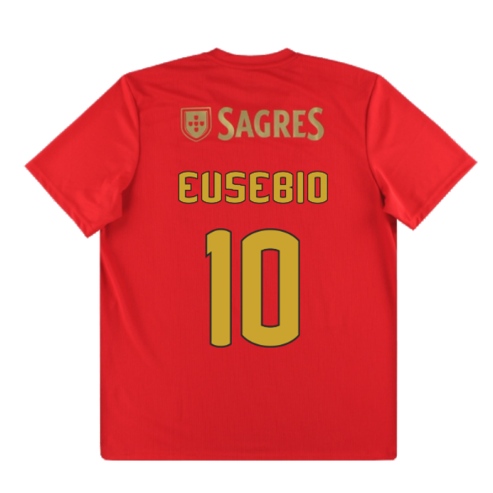 Benfica 2020-21 Home Shirt ((Excellent) L) (EUSEBIO 10)_2