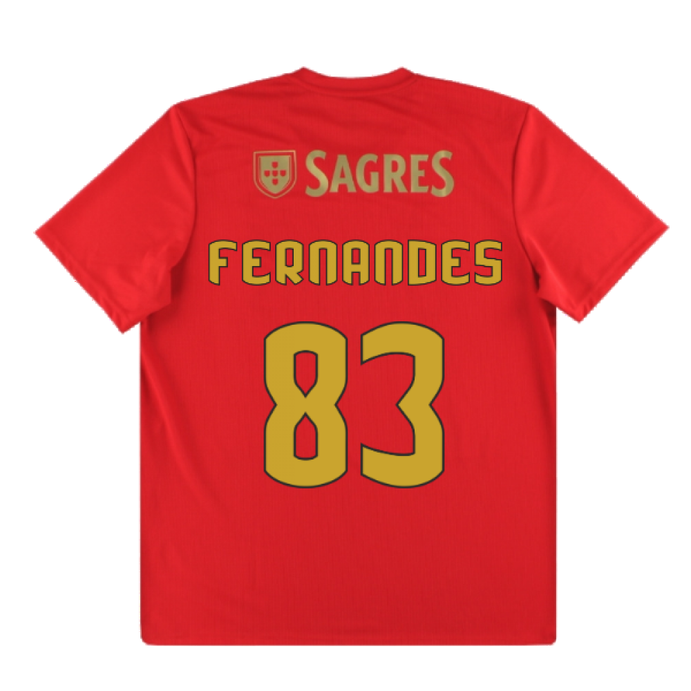 Benfica 2020-21 Home Shirt ((Excellent) L) (Fernandes 83)_2