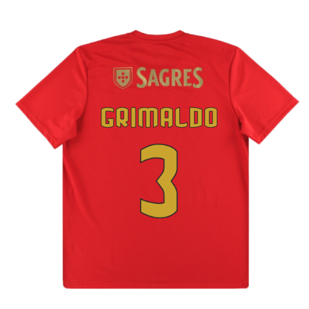 Benfica 2020-21 Home Shirt ((Excellent) L) (Grimaldo 3)_2