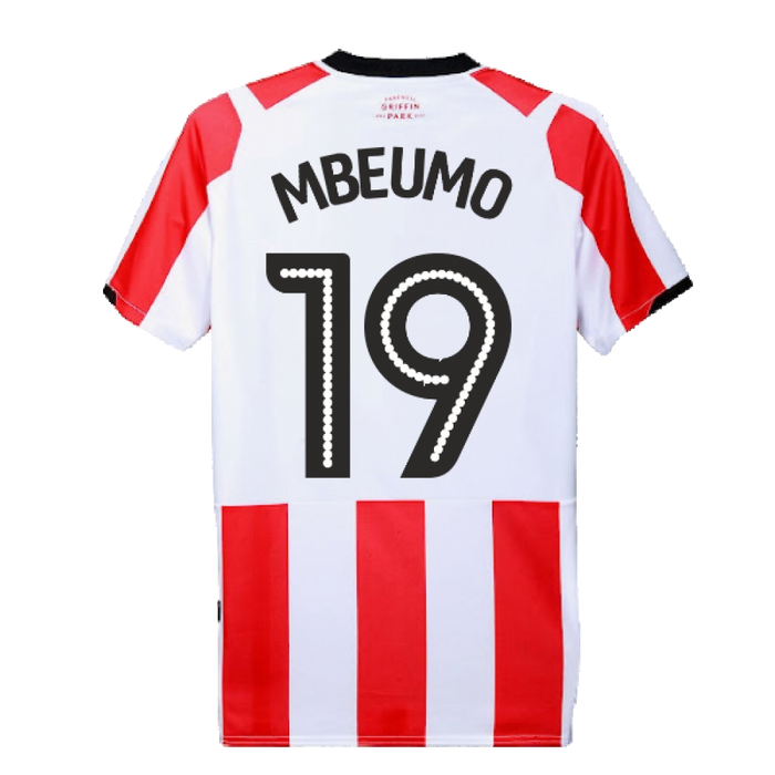 Brentford 2019-20 Home Shirt ((Excellent) 3XL) (Mbeumo 19)