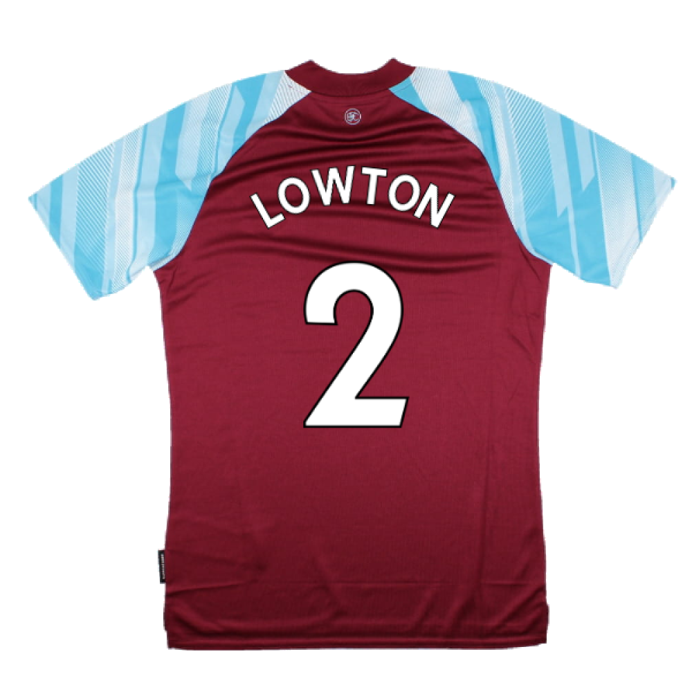 Burnley 2021-22 Home Shirt (Sponsorless) (M) (LOWTON 2) (Mint)_1