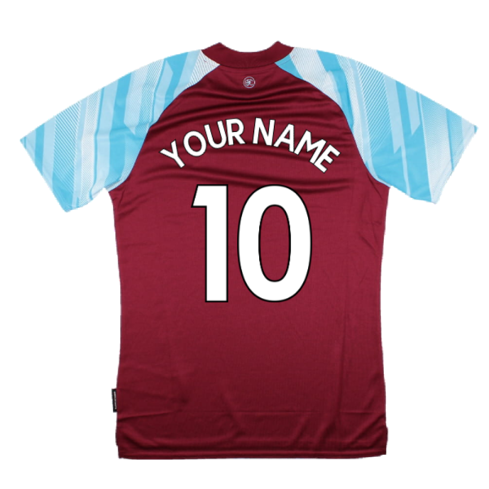 Burnley 2021-22 Home Shirt (Sponsorless) (L) (Your Name 10) (Mint)_1