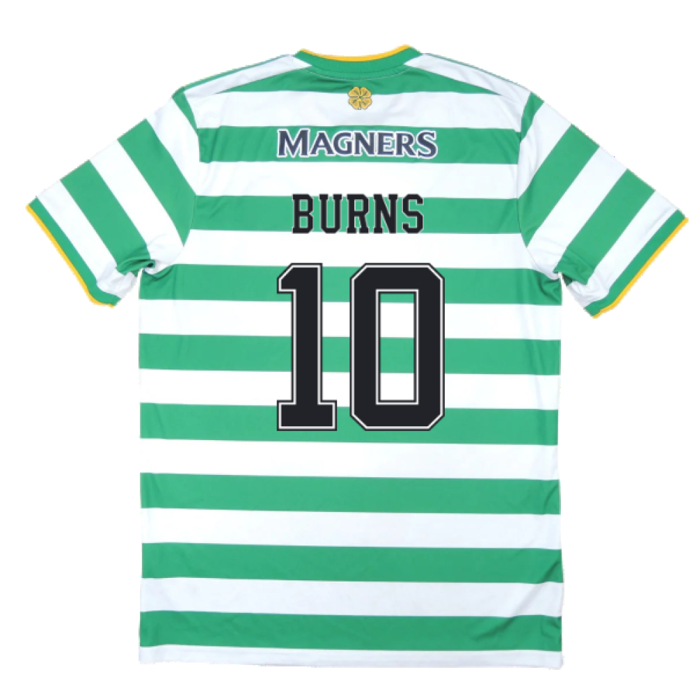 Celtic 2020-21 Home Shirt (Sponsorless) (L) (BURNS 10) (Excellent)_1